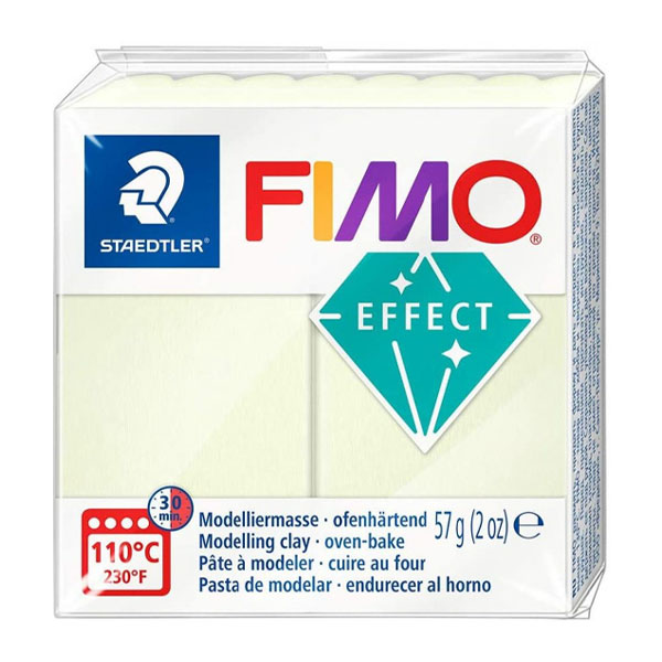 樹脂粘土 『FIMO EFFECT (フィモエフェクト) ナイトグロー 8020-04』 STAEDTLER ステッドラー