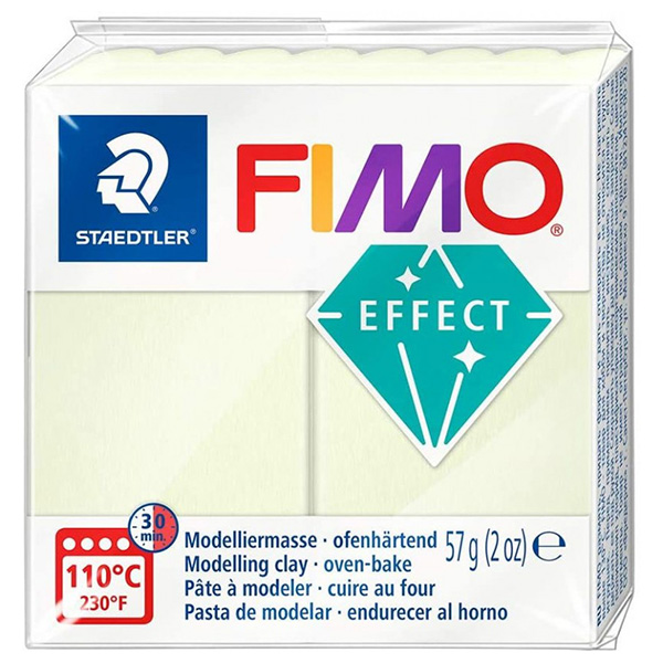 樹脂粘土 『FIMO EFFECT (フィモエフェクト) ナイトグロー 8020-04』 STAEDTLER ステッドラー