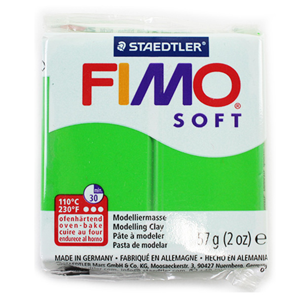 樹脂粘土 『FIMO SOFT （フィモソフト） 56g 8020-53 トロピカルグリーン』 STAEDTLER Noris Club ステッドラー ノリスクラブ